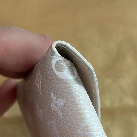 Louis Vuitton by the pool peach pochette kirigami pm pouch card case coin purse - Picture 8 of 15